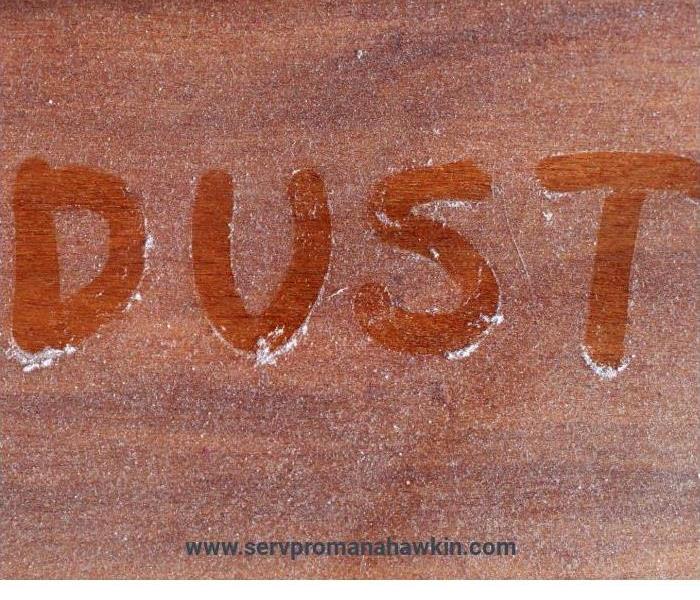 word written in dust